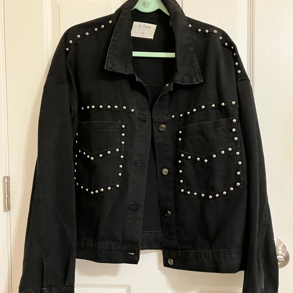 Black Jean Jacket